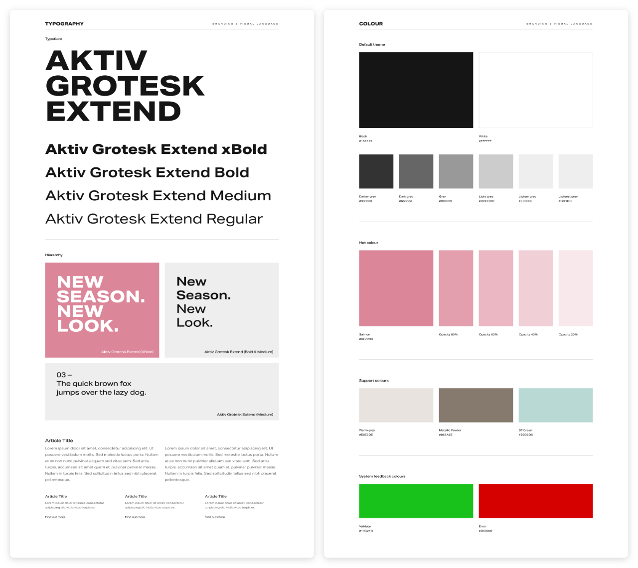 Brown Thomas Design System - Atoms